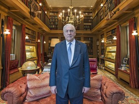There is one bit of unfinished business regarding Conrad Black, shown in his Toronto home on Thursday May 16, 2019.