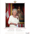 The official Canadian portrait of Her Majesty Queen Elizabeth II, photographed at Rideau Hall on July 1, 2010.
