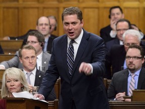 Conservative Leader Andrew Scheer in the House of Commons.