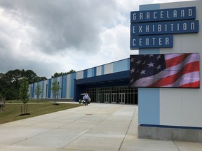 A new exhibition hall at the Graceland tourist attraction will house three new exhibits, including one about the life and career of boxing great Muhammad Ali. Photo taken on Wednesday, May 22, 2019 in Memphis, Tenn.