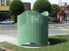 Victoria’s artsy $60,000 public urinal is a step or two fancier than its peeosks.
