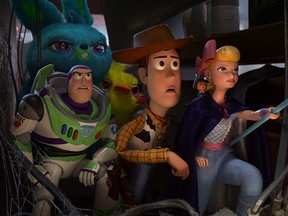 Tom Hanks, Tim Allen, Annie Potts in Toy Story 4.