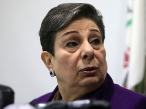Senior Palestine Liberation Organization official Hanan Ashrawi said only a political solution would solve the conflict.
