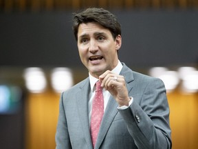 Prime Minister Justin Trudeau responds to a question during Question Period in the House of Commons Wednesday June 19, 2019 in Ottawa.