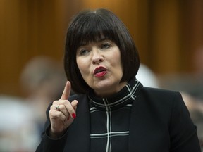 Minister of Health Ginette Petitpas Taylor responds to a question during Question Period in the House of Commons Monday June 17, 2019 in Ottawa.