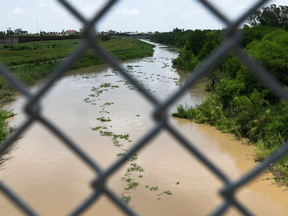 The Rio Grande, near the location where the bodies of Salvadoran migrant Oscar Alberto Martinez Ramirez and his 23-month old daughter Valeria were found after they drowned.