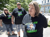 Thomas Rancourt’s grandmother tries to keep back tears after David Sillars’ conviction, June 27, 2019.