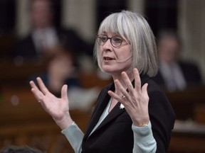 Employment, Workforce Development and Labour Minister Patricia Hajdu responds to a question during Question Period in the House of Commons Thursday November 22, 2018 in Ottawa. Myriad federal programs aimed at helping young people get a foothold in the job market are being merged as part of a revamped youth employment strategy.