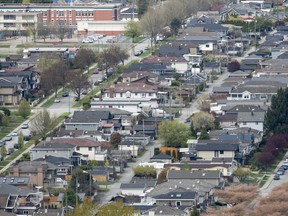 Homes are pictured in Vancouver, Tuesday, Apr 16, 2019. A new federal program aiming to give home buyers some help covering their mortgage costs will kick in on Labour Day, weeks before a federal election, with the first payments flowing in early November, days after voting day.