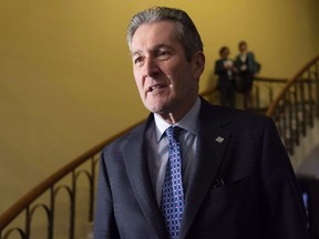 Manitoba Premier Brian Pallister arrives at the first ministers' meeting in Montreal on Friday, December 7, 2018. Manitoba Premier Brian Pallister gave his strongest signal yet of an early election as the spring sitting of the legislature was wrapping up.