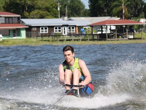 Jacob Wassermann spent most of his life on the ice before he fell in love in the water. The former Humboldt Broncos goaltender has put hockey behind him and switched to a new sport — adaptive water-skiing.