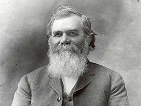 Daniel David (DD) Palmer, the founder of chiropractic care.