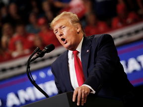 U.S. President Donald Trump kicks off his re-election bid with a campaign rally in Orlando, Florida, June 18, 2019.