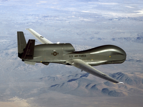 Both the United States and Iran identified the downed aircraft as an RQ-4 Global Hawk surveillance drone, like the one pictured above.