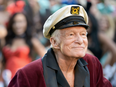 Playboy magazine founder Hugh Hefner at an event celebrating at Playboy's 60th anniversary, on Jan. 16, 2014.