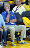 Golden State Warriors minority owner Mark Stevens at Game 3 against the Toronto Raptors.