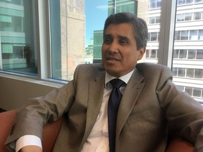 Mexican ambassador to Canada Juan Jose Gomez Camacho pictured at his embassy in Ottawa, Thursday, June 6, 2019.