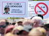 Some of the several thousand pro-pipeline protesters who rallied in Calgary on June 11, 2019.