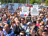 Some of the several thousand pro-pipeline protesters who rallied in Calgary on June 11, 2019.