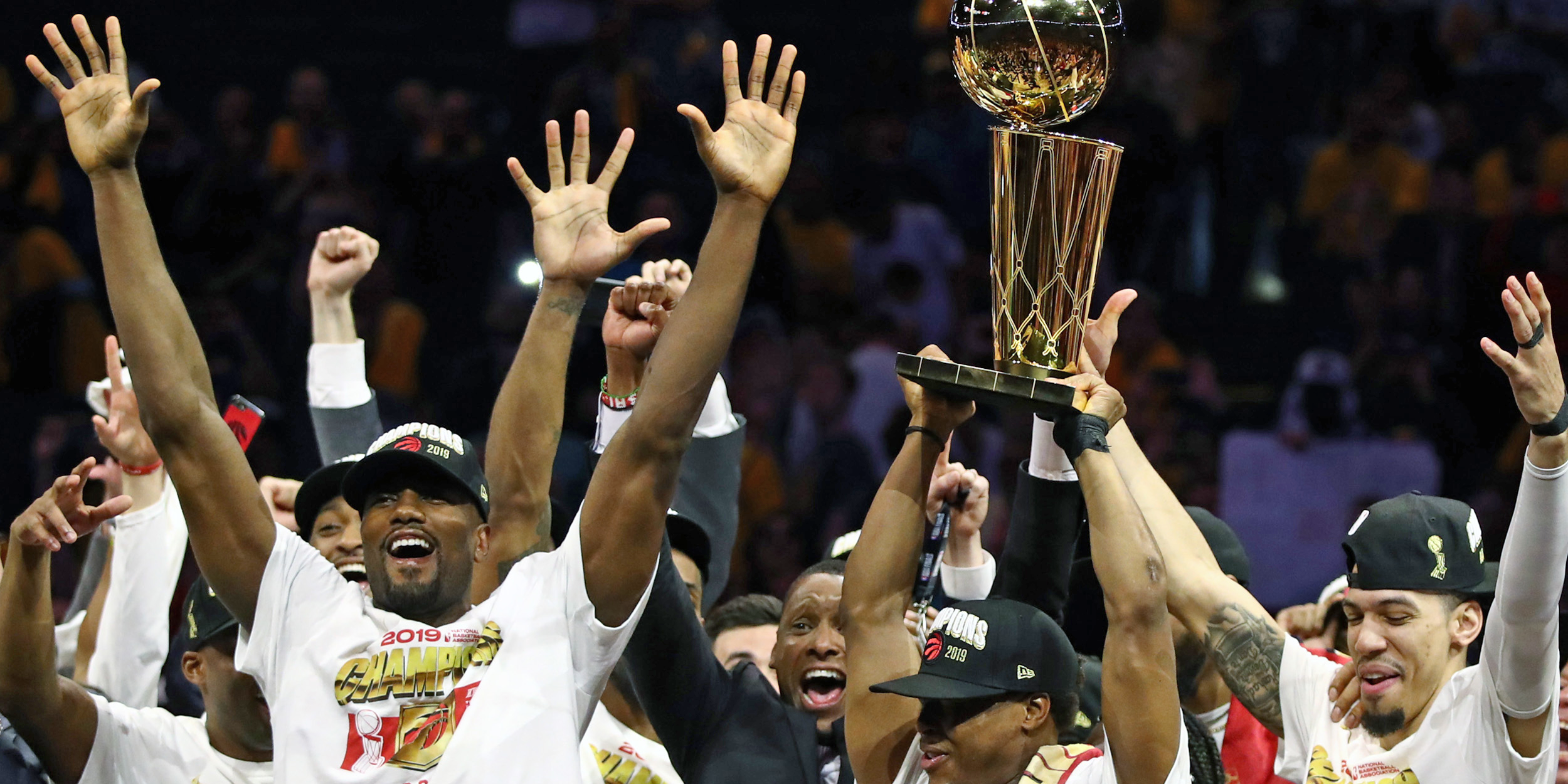 Andre Iguodala's son made him a replica Larry O'Brien trophy for