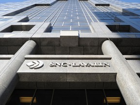 This file photo taken on February 28, 2019, the SNC-Lavalin headquarters in Montreal, Canada.In new court filings, federal prosecutors say SNC-Lavalin misunderstands the role of the Attorney General in criminal prosecutions.