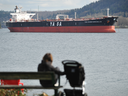A tanker off North Vancouver.