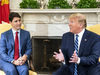 Prime Minister Justin Trudeau meets with U.S. President Donald Trump in the Oval Office of the White House on June 20, 2019.