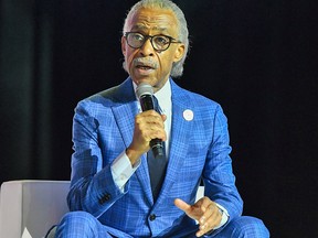 The reverend Al Sharpton speaks at the 2019 ESSENCE Festival Presented By Coca-Cola  on July 05, 2019 in New Orleans.