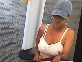 The 'Pink Lady Bandit' charged with robbing banks along the East Coast.