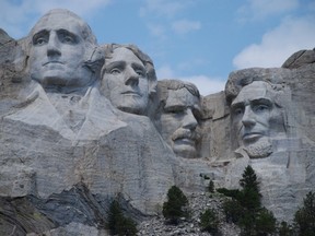 Mount Rushmore on Aug. 12, 2016.