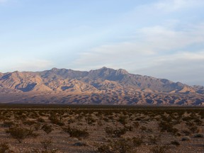 Bureau of Land Management lands seen in Mesquite Nevada on April 11, 2014.