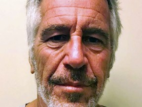 In this file undated handout photo obtained July 11, 2019 courtesy of the New York State Sex Offender Registry shows Jeffrey Epstein.