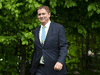 Conservative Leader Andrew Scheer arrives to deliver a speech unveiling his climate policy in Chelsea, Que., on June 19, 2019.