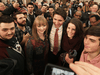 Justin Trudeau meets supporters in Winnipeg in 2015.