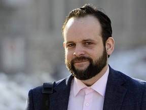 Joshua Boyle arrives to court in Ottawa on March 25, 2019. The Crown wrapped up its case today in the assault trial of former Afghanistan hostage Joshua Boyle. But proceedings are expected to continue into late summer or even the fall as the defence makes its arguments.