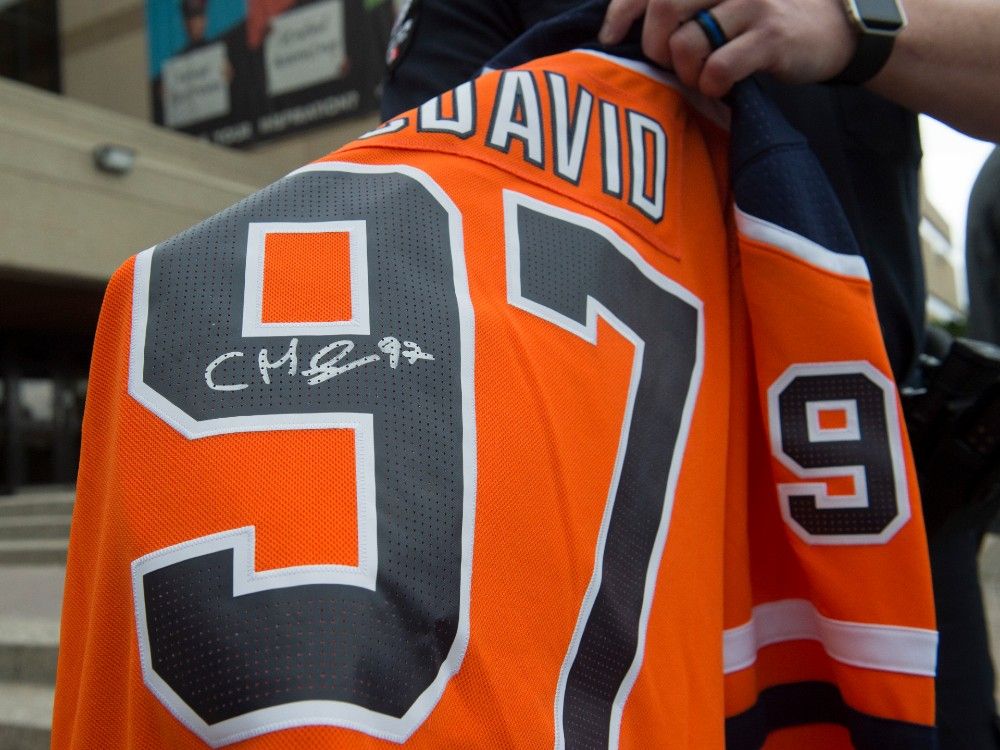 Connor McDavid Autographed Custom Jersey W/PROOF, Picture of Connor Signing  For Us, Team Canada, PSA/DNA Authenticated, Oilers at 's Sports  Collectibles Store