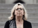 Elizabeth May, presumably the would-be leader of the Green Climate Change War Cabinet.