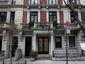 A 7,000-square-foot townhouse at 116 East 65th Street in Manhattan, where Ghislaine Maxwell once lived, on March 11, 2009.