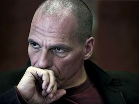 Yanis Varoufakis on Jan. 29, 2015, after his resignation as Greece's finance minister.