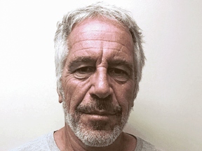 U.S. financier Jeffrey Epstein in a photo taken for New York's sex offender registry, March 28, 2017.
