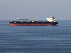 Oil tankers pass through the Strait of Hormuz, December 21, 2018.