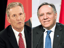 Der Premier von Manitoba, Brian Pallister, und der Premier von Quebec, François Legault.