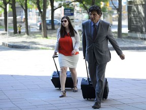 Lawyer Lawrence Greenspon makes his way to the Ottawa Courthouse as the Joshua Boyle case continues in Ottawa on Wednesday, July 3, 2019.