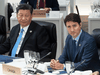 Prime Minister Justin Trudeau and Chinese President Xi Jinping at the G20 Summit in Osaka, Japan on June 28, 2019.