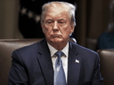 U.S. President Donald Trump during a meeting in the Cabinet Room of the White House on July 16, 2019.