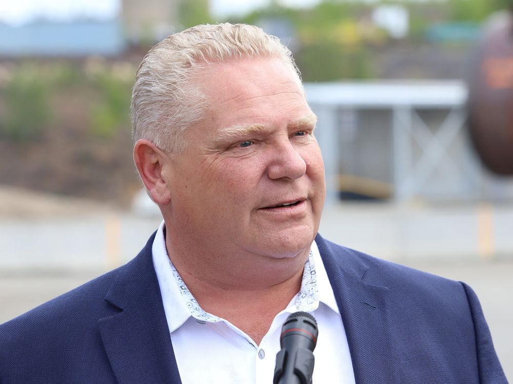 Someone is photoshopping this Doug Ford sign with other people's