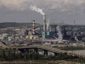 Suncor's base plant with upgraders in the oil sands in Fort McMurray Alta, on Monday June 13, 2017.