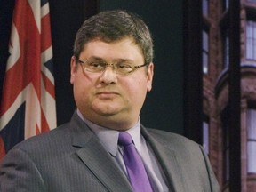 Health and Long Term Care Minister David Caplan attends a news conference in Toronto on Tuesday October 7, 2008.