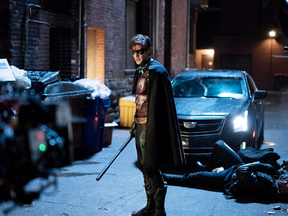 A photo taken on set of DC's 'Titans'.