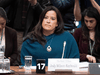 Former Justice Minister Jody Wilson-Raybould testifies about the SNC-Lavalin affair before a justice committee hearing on Parliament Hill, Feb. 27, 2019.
